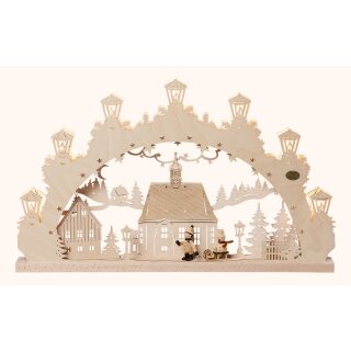 Saico candle arch children with carriage 3D