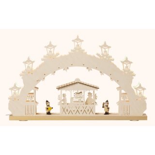 Saico candle arch christmas market 3D