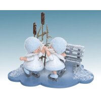 Kuhnert snowflake skater couple on the cloud