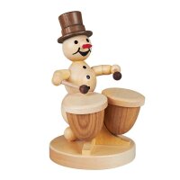 Wagner snowman musician with kettle drum