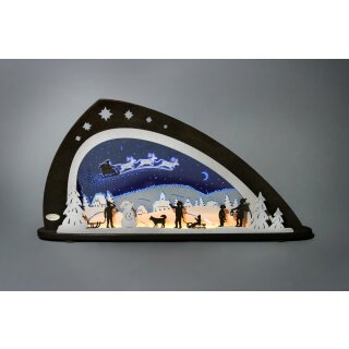 Weigla candle arch LED Santa Claus