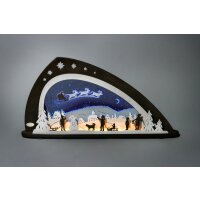 Weigla Schwibbogen LED Santa Claus