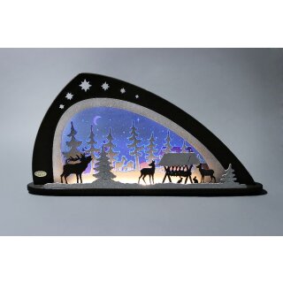 Weigla candle arch LED forest animals