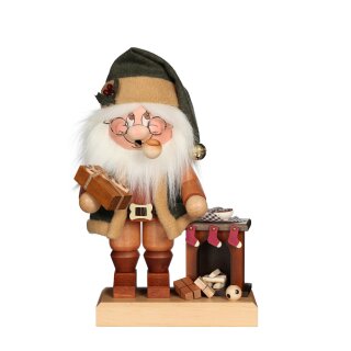 Christian Ulbricht smoker imp Santa Claus at the fireplace