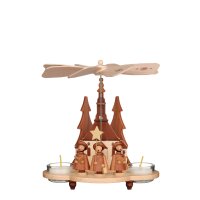 Christian Ulbricht tealight pyramid carolers nature