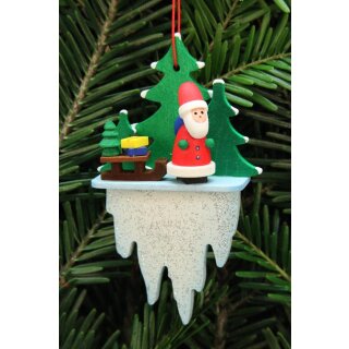 Christian Ulbricht tree decoration Santa Claus on icicles