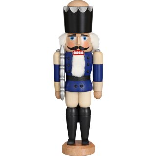 Seiffener Volkskunst eG nutcracker king blue glazed