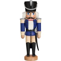 Seiffener Volkskunst eG nutcracker Husar blue glazed