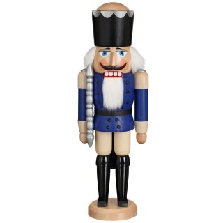 Seiffener Volkskunst eG nutcracker king blue glazed