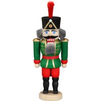 Seiffener Volkskunst eG nutcracker Husar green