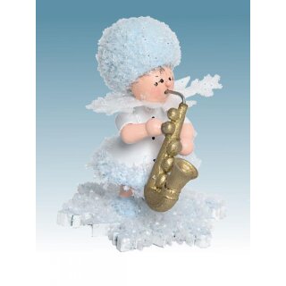 Kuhnert snowflake with saxophone