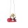 KWO tree decoration doll on sled