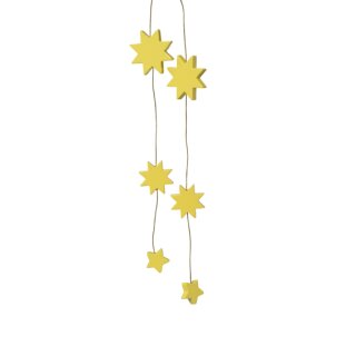 KWO tree decoration stars yellow