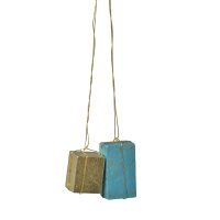 KWO Baumbehang Pakete gold / türkis