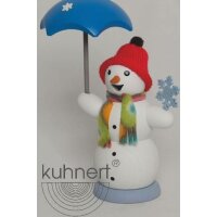Kuhnert smoker snowman with umbrella