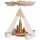 Schalling tealight pyramid Christi nativity white