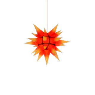 Herrnhut christmas star I4 yellow with red core