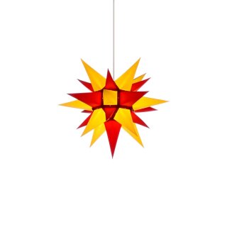 Herrnhut christmas star I4 yellow/red