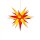 Herrnhut christmas star yellow/red