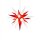 Herrnhut christmas star white/red