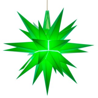 Herrnhuter Weihnachtsstern grün aus Kunststoff Ø13cm