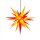 Herrnhut christmas star A7 yellow/red