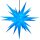 Herrnhut christmas star A7 blue