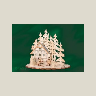 Tietze tealight holder ski cottage