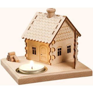 Saico candle arch ski lodge smoking house 3D