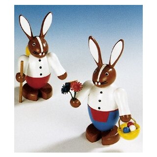 Knuth Neuber rabbit couple big colored