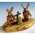 Knuth Neuber rabbit couple on base small nature