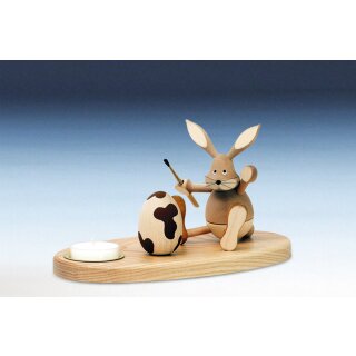 Knuth Neuber tealight holder rabbit sitting nature