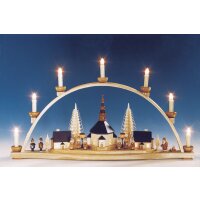 Knuth Neuber candle arch church with lighted lanterns