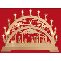 Taulin candle arch Pinie Holy Family with kings