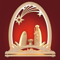 Seidel round arch Nativity