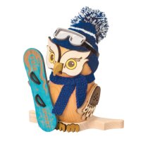 Kuhnert Smoker owl with snowboard