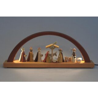 Richard Glässer LED candle arch nativity