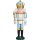 Seiffener Volkskunst eG nutcracker king white/blue