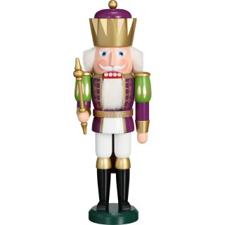 Seiffener Volkskunst eG nutcracker king purple/white