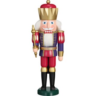 Seiffener Volkskunst eG nutcracker indigo/raspberry