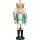 Seiffener Volkskunst eG nutcracker king turquoise/white