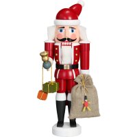 Seiffener Volkskunst Nussknacker Weihnachtsmann