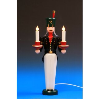 Emil Schalling miner candle holder electric illuminated