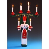 Emil Schalling angel candle holder with arch