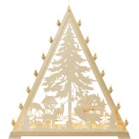 Taulin Schwibbogen / Lichterecke Forsthaus XXL
