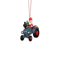 Christian Ulbricht Baumbehang Traktor mit Weihnachtsmann