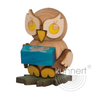 Kuhnert Eulenkind mit Geschenk