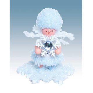 Schneeflöckchen mit Schneekristall