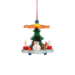 Christian Ulbricht tree decoration snowman in the plane