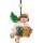 Hubrig tree decoration angel with clarinet